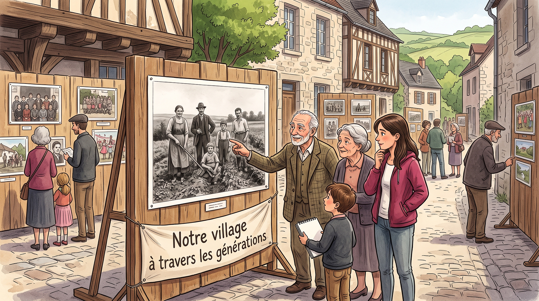 Notre village à travers les générations