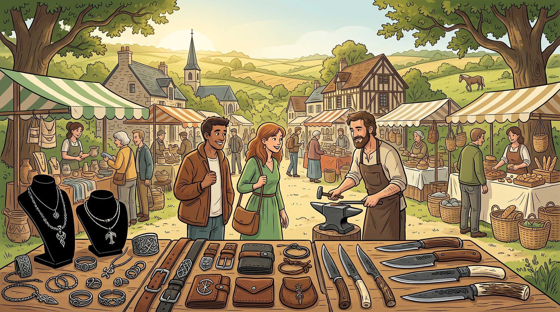 Marché artisanal et ateliers