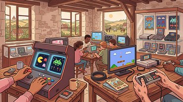 Rétrogaming avec l'association Jeux en Furie