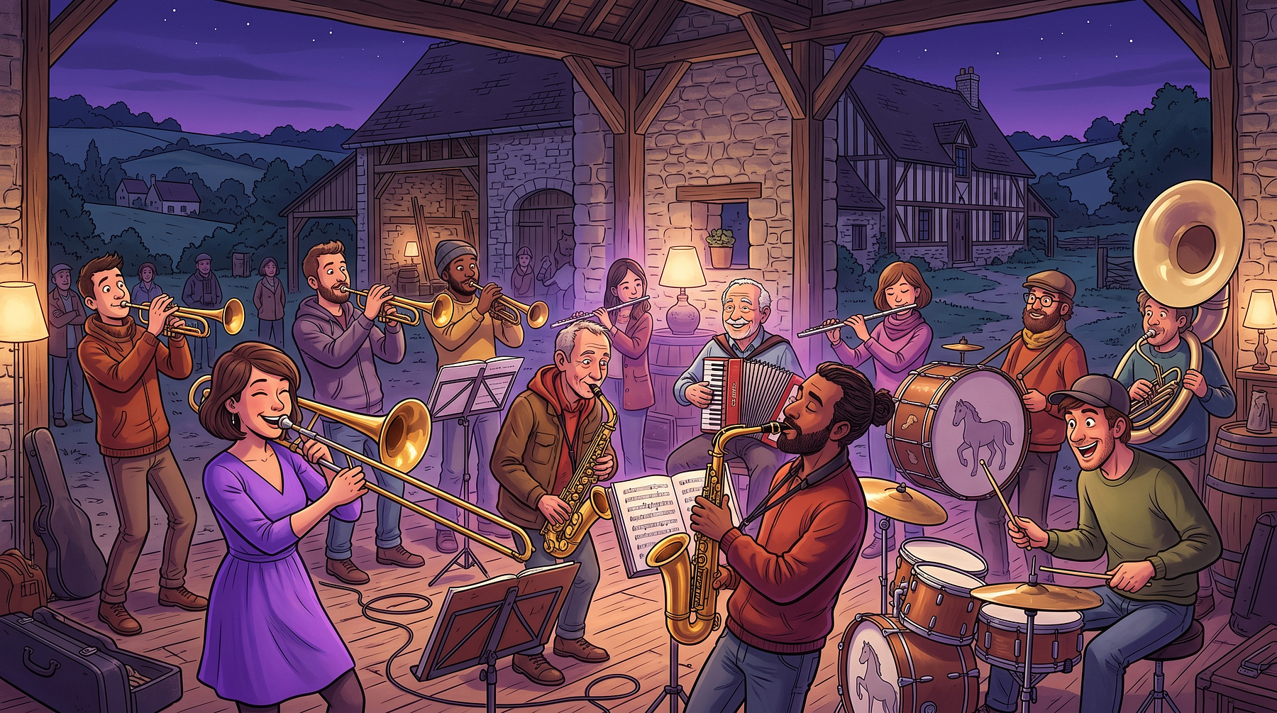 Répétition de la Fanfare Invisible du Perche