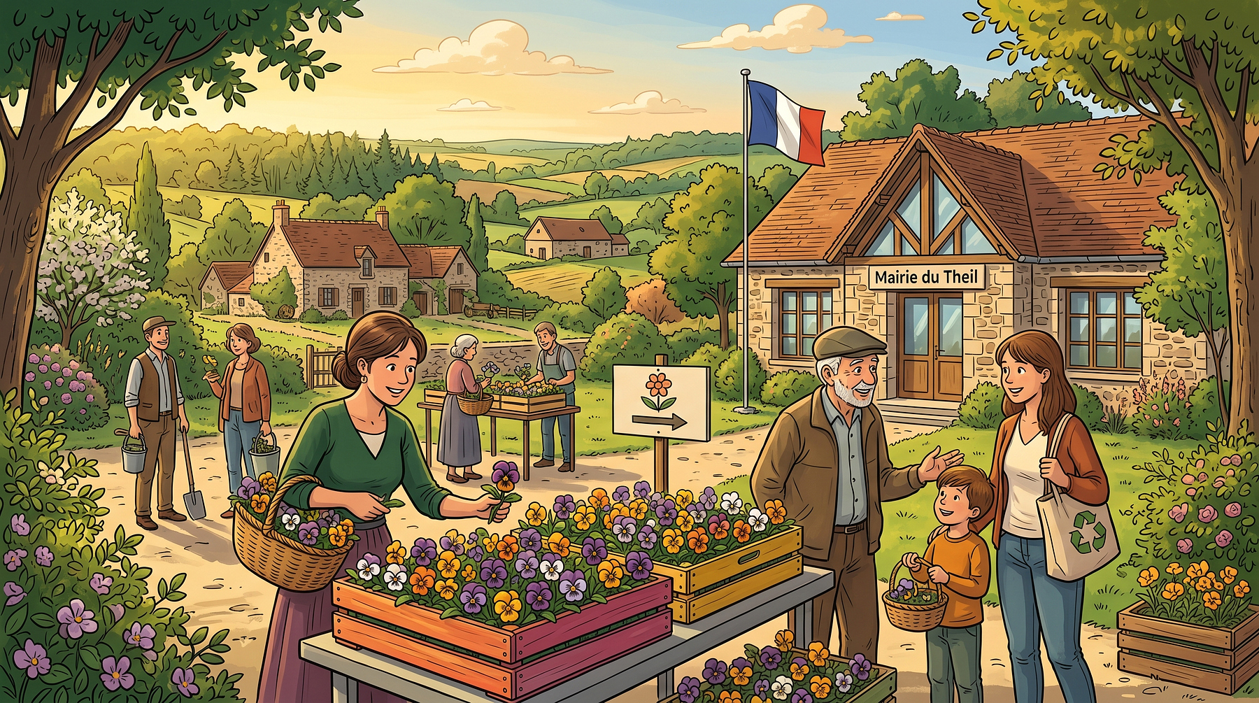 Fleurs à récupérer