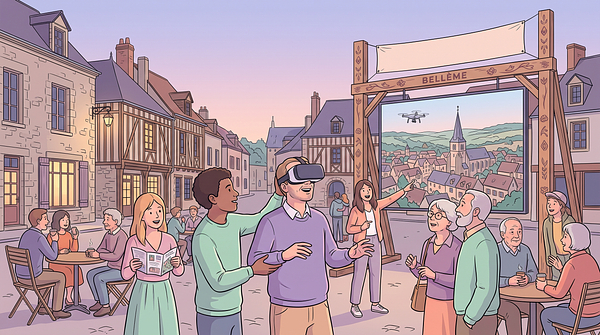 Découverte de Bellême en immersion drone