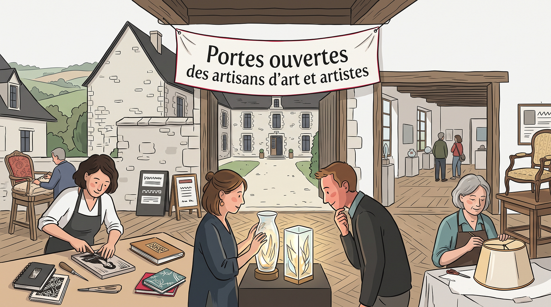 Portes ouvertes des artisans d'art et artistes