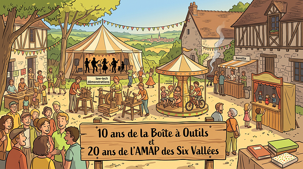 10 ans de la Boîte à Outils et 20 ans de l'AMAP des Six Vallées