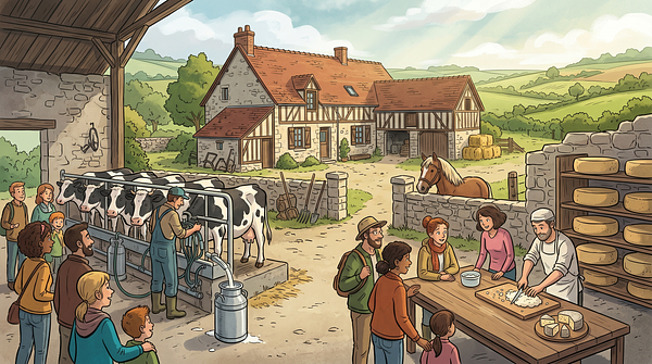 Visite de la ferme Lecointre