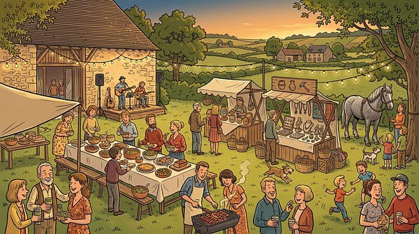 Fête des voisins et mini marché d'artisans