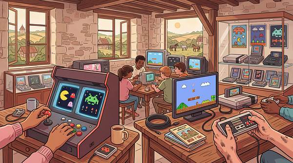 Rétrogaming avec l'association Jeux en Furie
