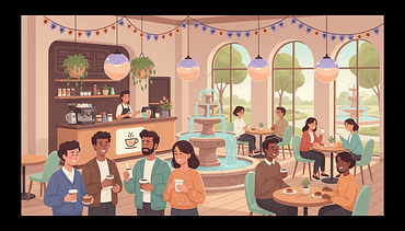 Ouverture du Fontaine Café