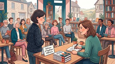 Dédicace d'Angélique Villeneuve