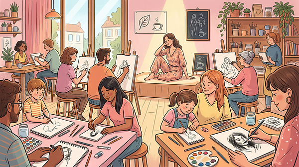 Atelier de dessin de modèle vivant : Posons, dessinons ensemble !