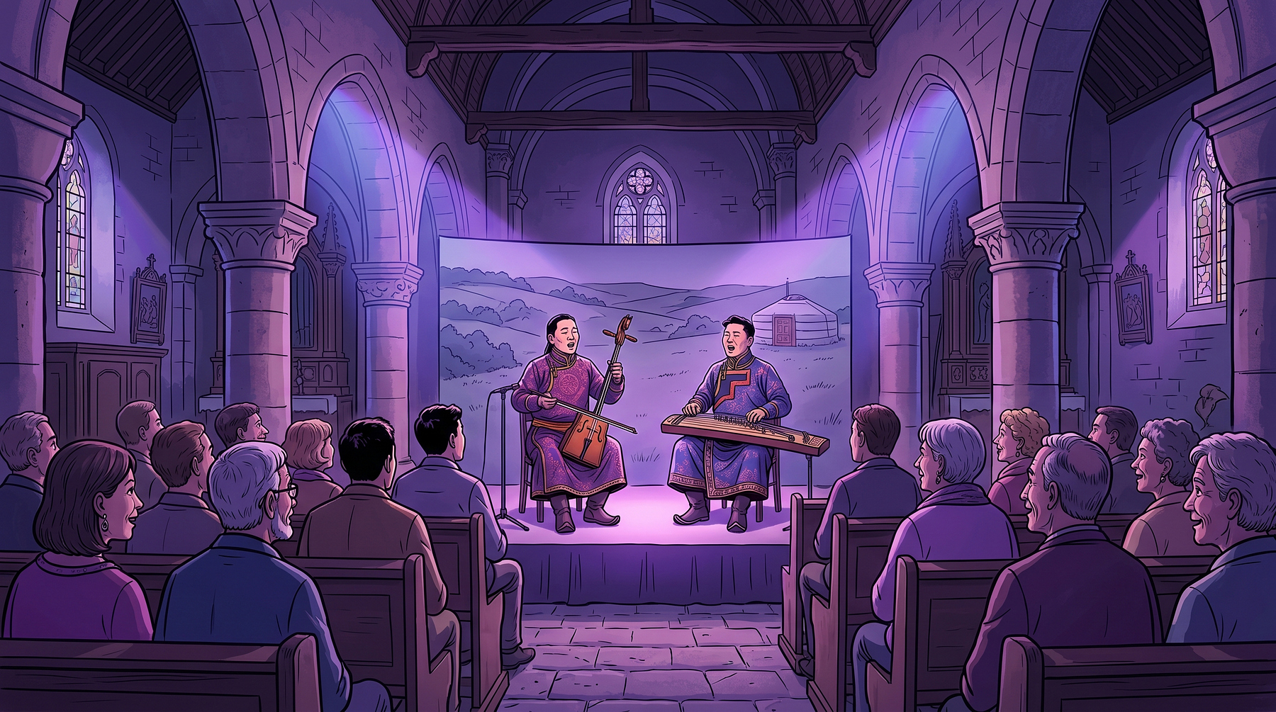 Musique traditionnelle mongole : Nemekhbayar Yadmaa & Battungalag Putevdorj