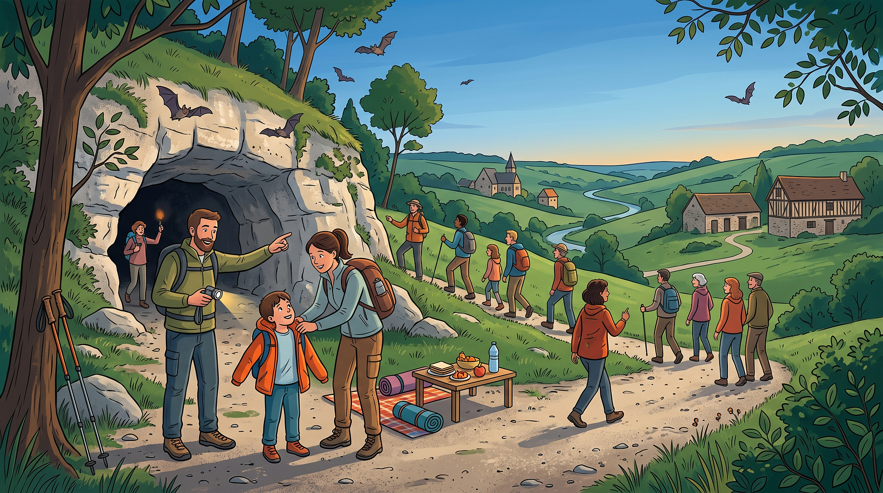 Par monts et par vaux autour de la grotte de la Mansonnière
