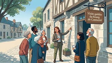 Visite guidée du bourg de Connerré