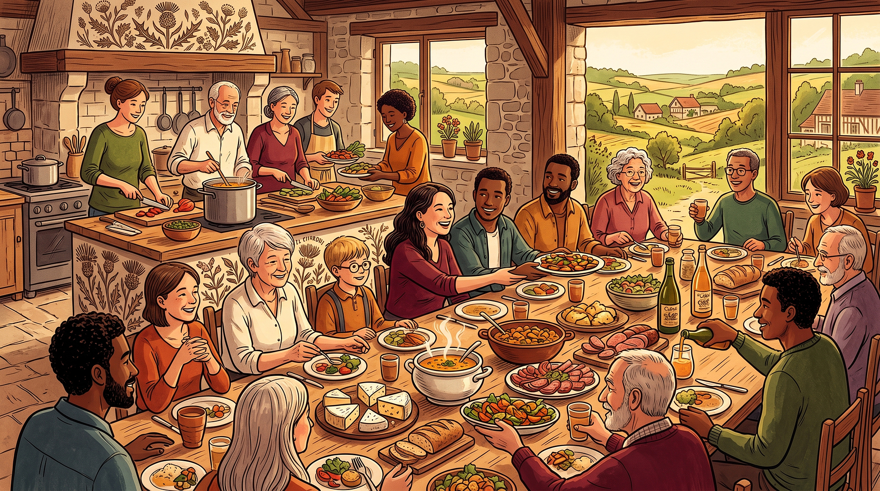 Repas partagé