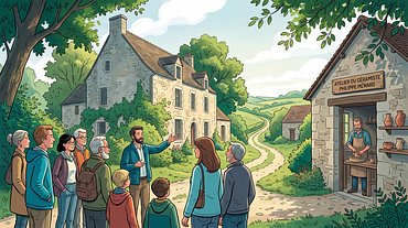 Visite-découverte du bourg de Saint-Denis-des-Coudrais et ses abords