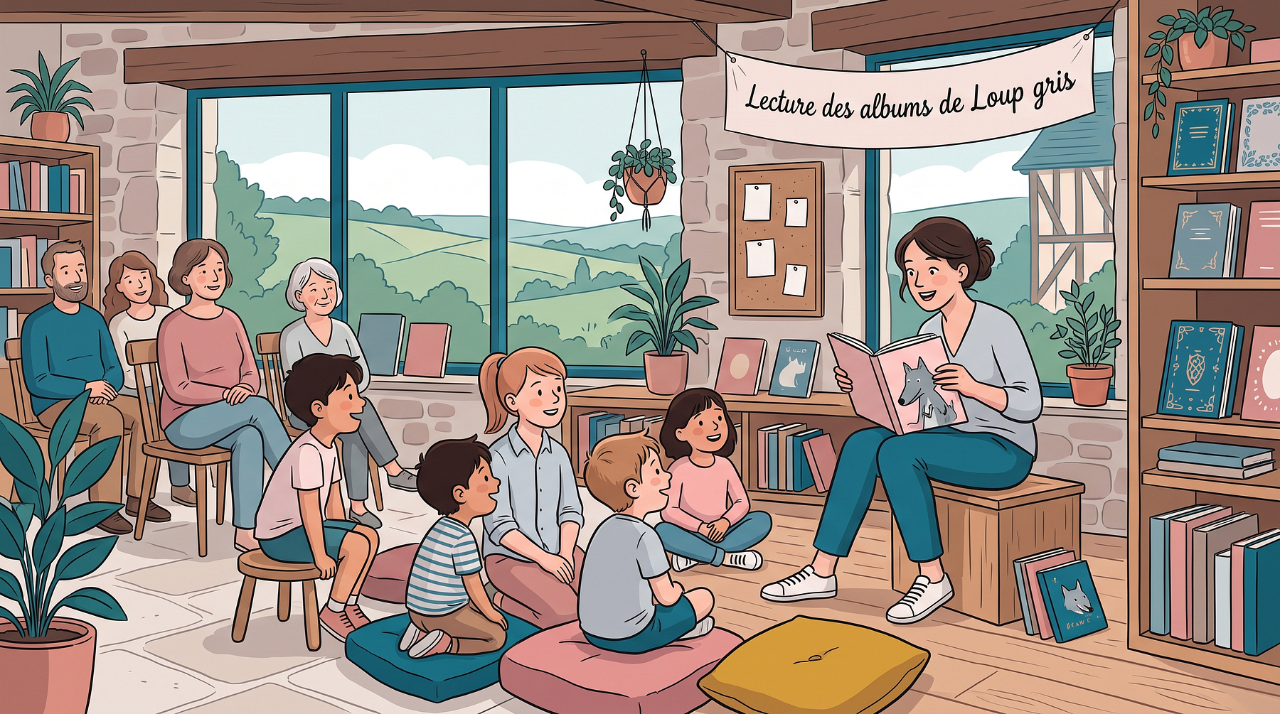 Lecture des albums de Loup gris