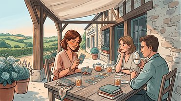 Guidance en terrasse