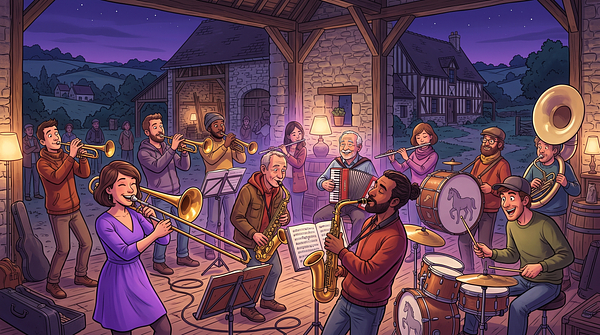 Répétition de la Fanfare Invisible du Perche