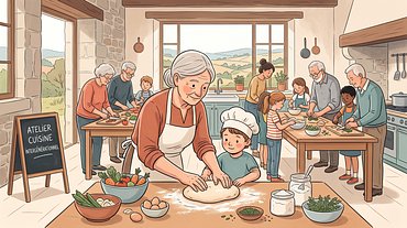Atelier cuisine intergénérationnel
