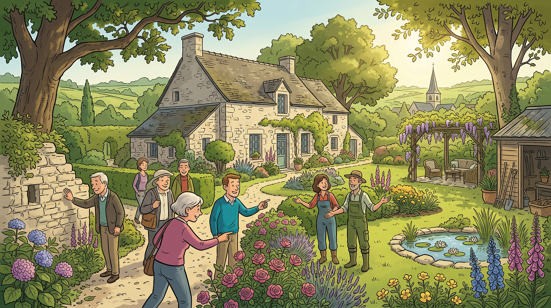 Visite de 5 jardins privés