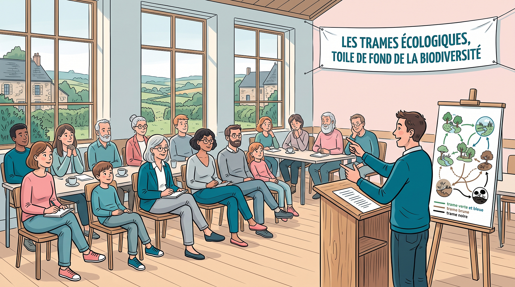 Les trames écologiques, toile de fond de la biodiversité