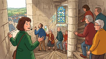 Montées au clocher de l'église Notre-Dame-des-Marais