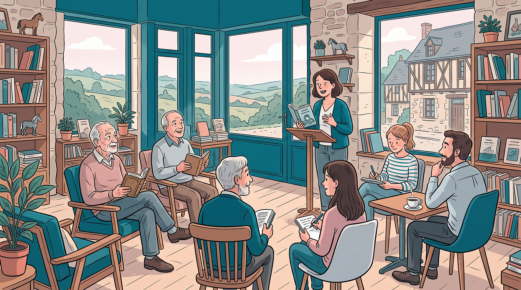 Réunion du club "Lecture pour tous"