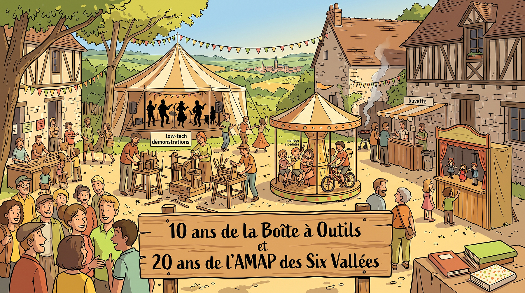 10 ans de la Boîte à Outils et 20 ans de l'AMAP des Six Vallées