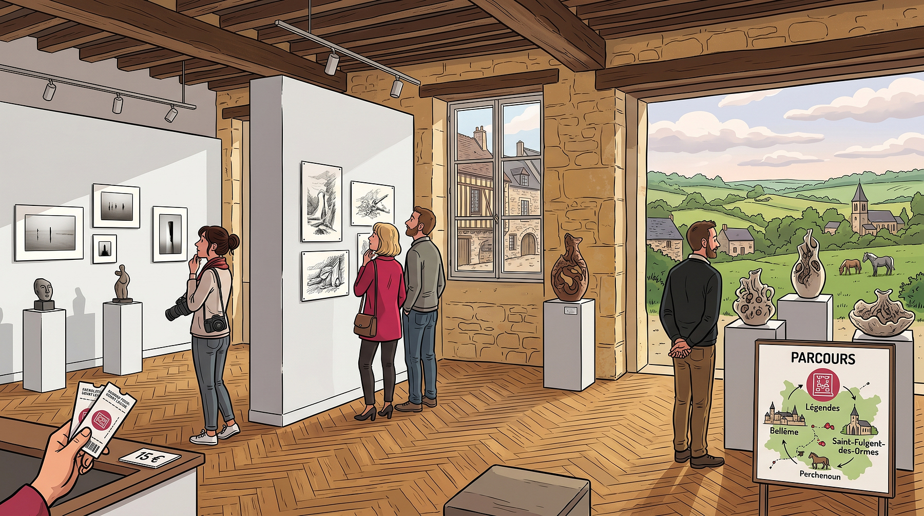 Parcours Art & Patrimoine en Perche