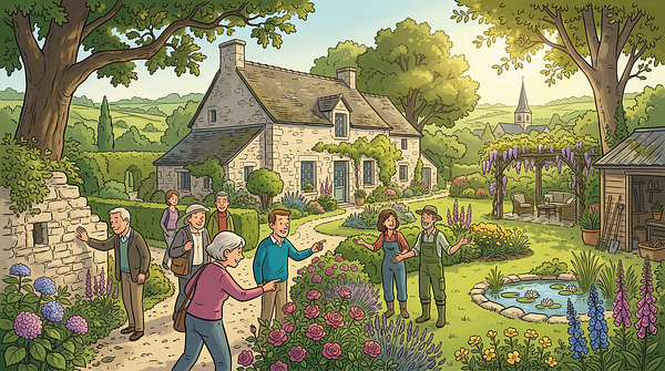 Visite de 5 jardins privés