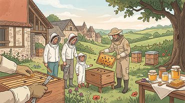 Découverte du conservatoire de l'abeille noire