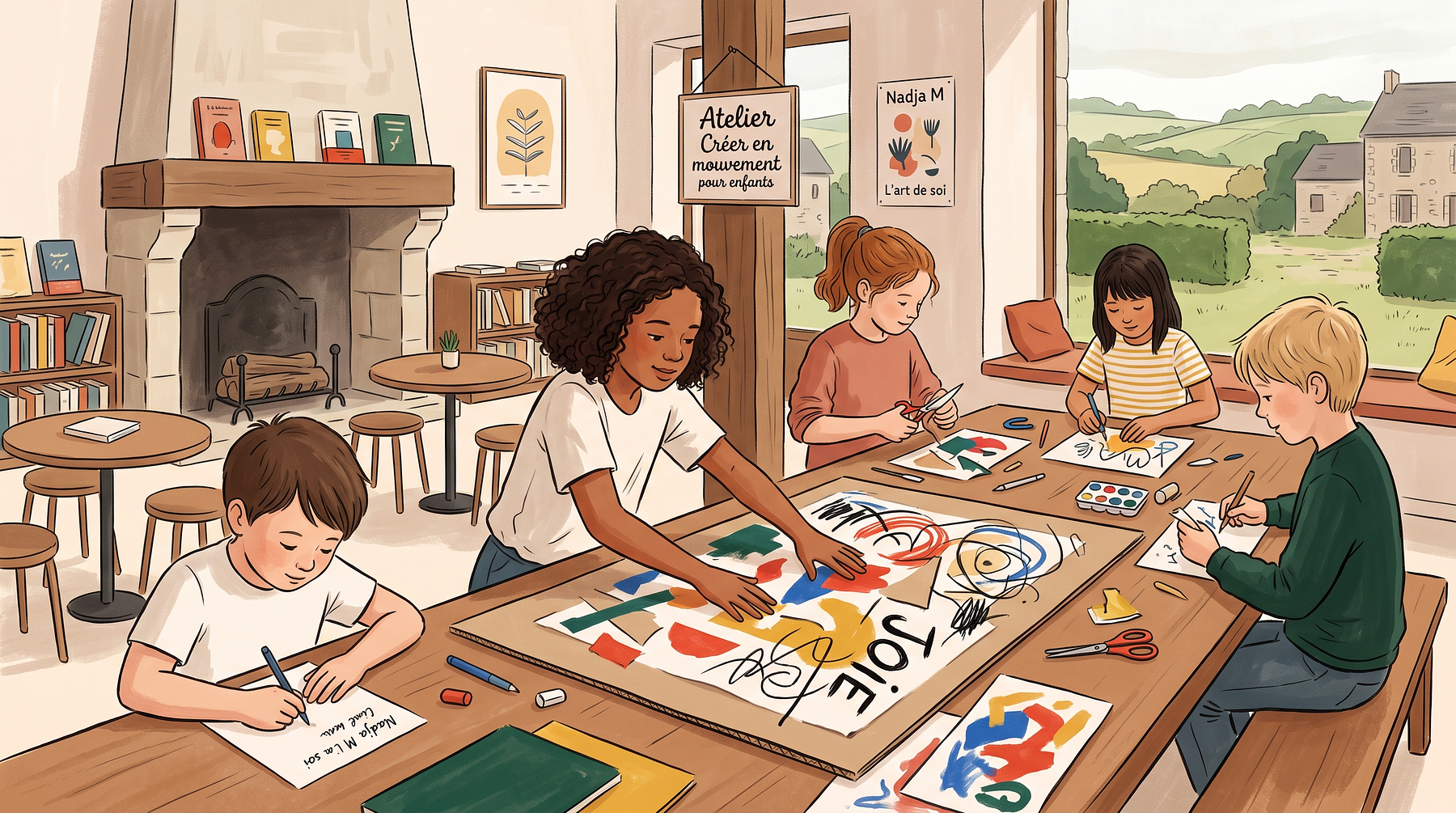 Atelier Créer en mouvement pour enfants