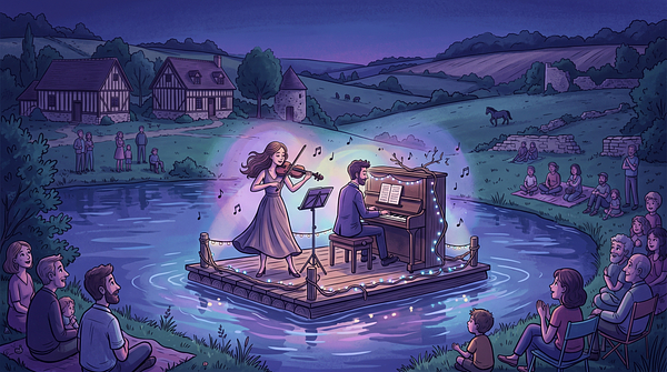 Jangada, le piano du lac