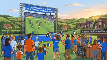 Retransmission de la finale de la Coupe du monde de football
