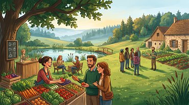 Vente et visite de la ferme du Moulin Butin