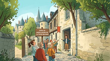 Visite du centre ancien de La Ferté-Bernard
